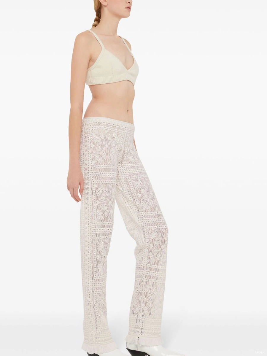Cheap Alanui Book straight-keg trousers by Women the Kiss 0713